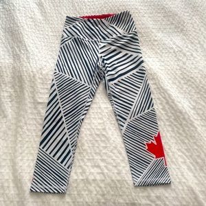 Silver Icing limited edition yoga crops. Size  XS